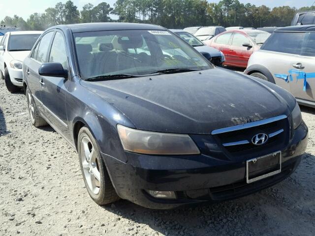 5NPEU46F28H359488 - 2008 HYUNDAI SONATA SE BLACK photo 1