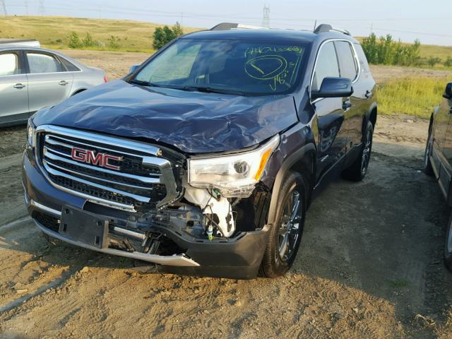 1GKKNULS4JZ200461 - 2018 GMC ACADIA SLT ლურჯი ფოტო 2
