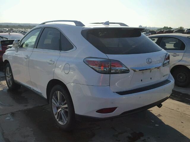 2T2ZK1BA6FC155062 - 2015 LEXUS RX 350 WHITE photo 3