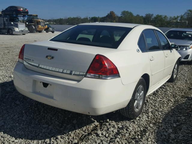 2G1WT57N491104615 - 2009 CHEVROLET IMPALA 1LT WHITE photo 4