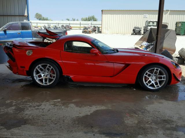 1B3JZ69Z58V201231 - 2008 DODGE VIPER SRT- RED photo 9