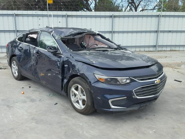 1G1ZB5ST7HF139324 - 2017 CHEVROLET MALIBU LS BLUE photo 1