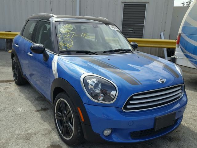 WMWZB3C57EWR42171 - 2014 MINI COOPER COU BLUE photo 1