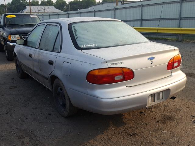 1Y1SK5287XZ430886 - 1999 CHEVROLET GEO PRIZM 灰色 照片 3