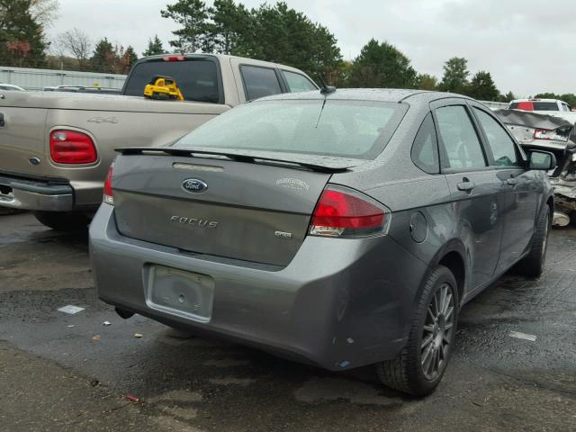 1FAHP3GN7AW271790 - 2010 FORD FOCUS SES GRAY photo 4