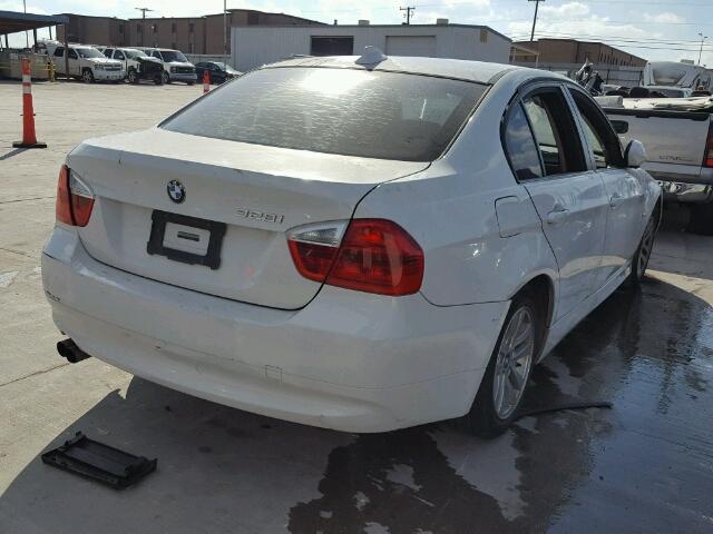 WBAVA33577P140377 - 2007 BMW 328 WHITE photo 4