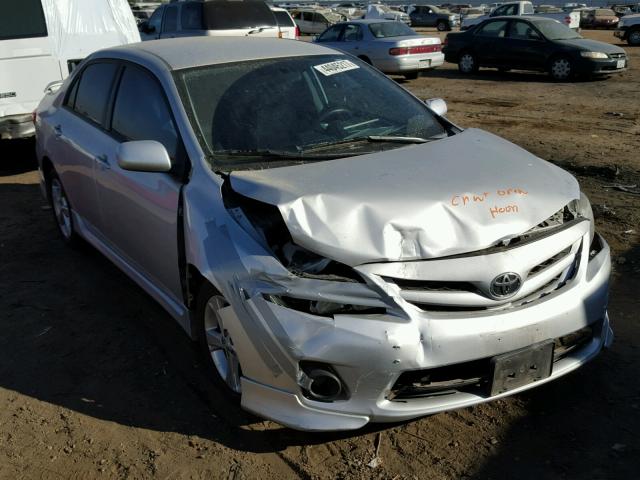 5YFBU4EE3DP138989 - 2013 TOYOTA COROLLA BA SILVER photo 1