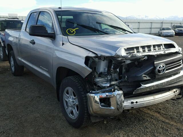 5TFUM5F1XEX051328 - 2014 TOYOTA TUNDRA SILVER photo 1