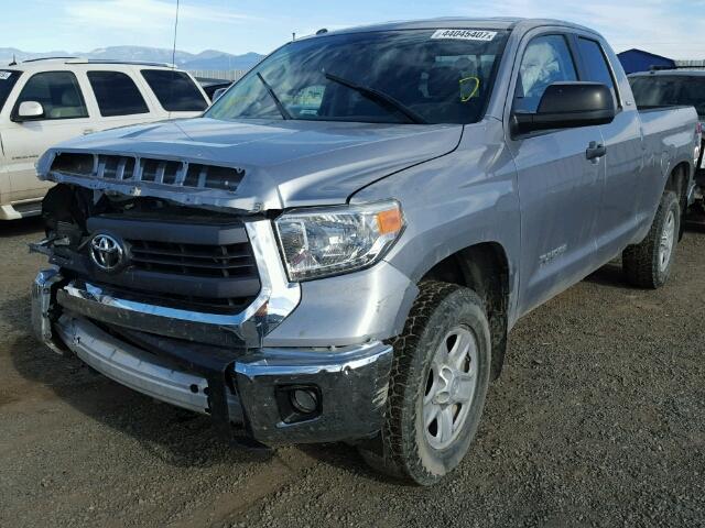 5TFUM5F1XEX051328 - 2014 TOYOTA TUNDRA SILVER photo 2