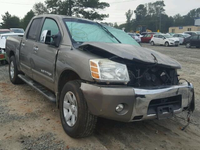 1N6BA07A56N524452 - 2006 NISSAN TITAN XE SILVER photo 1