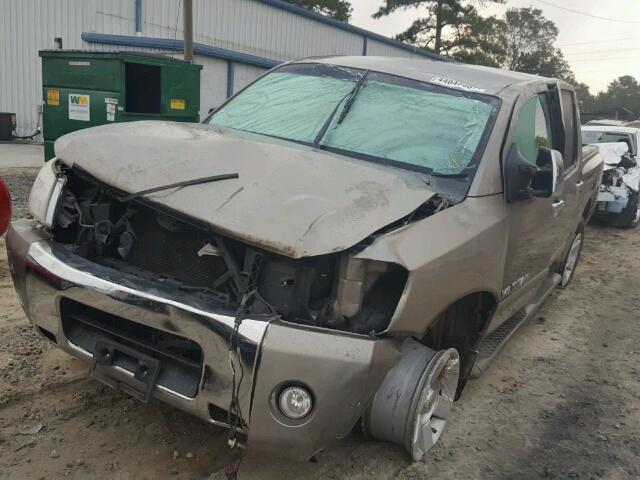 1N6BA07A56N524452 - 2006 NISSAN TITAN XE SILVER photo 2