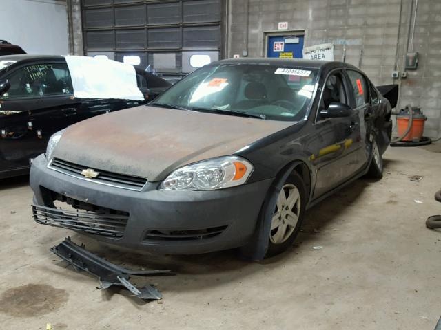 2G1WB58K769397916 - 2006 CHEVROLET IMPALA LS BLACK photo 2