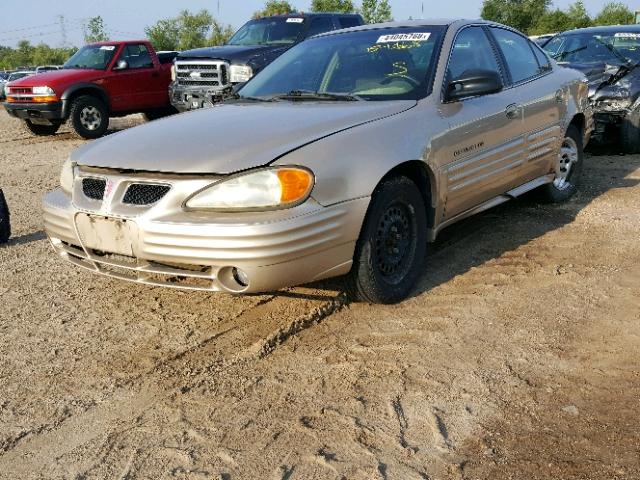 1G2NE52TX1M546038 - 2001 PONTIAC GRAND AM S Qızıl foto 2