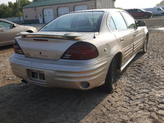 1G2NE52TX1M546038 - 2001 PONTIAC GRAND AM S Qızıl foto 4