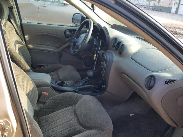1G2NE52TX1M546038 - 2001 PONTIAC GRAND AM S Qızıl foto 5