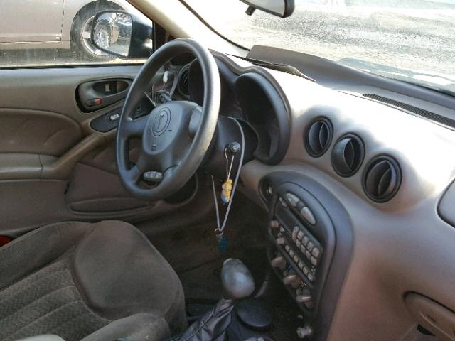 1G2NE52TX1M546038 - 2001 PONTIAC GRAND AM S Qızıl foto 9