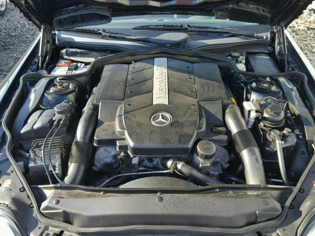 WDBSK75F23F034174 - 2003 MERCEDES-BENZ SL 500R BLACK photo 7