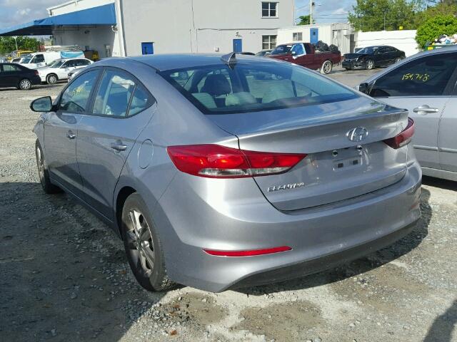 5NPD84LF3HH070978 - 2017 HYUNDAI ELANTRA SE GRAY photo 3