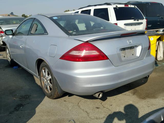 1HGCM82765A013428 - 2005 HONDA ACCORD EX SILVER photo 3