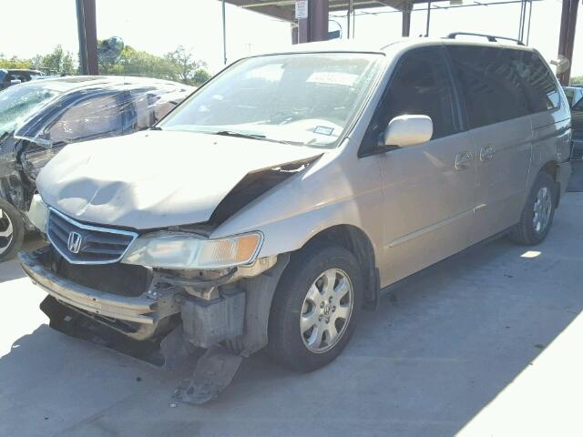 2HKRL18642H520978 - 2002 HONDA ODYSSEY EX TAN photo 2