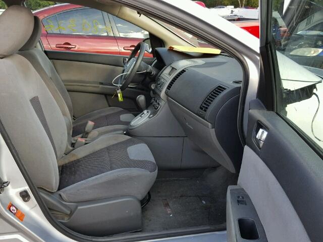 3N1AB61E17L713713 - 2007 NISSAN SENTRA SILVER photo 5