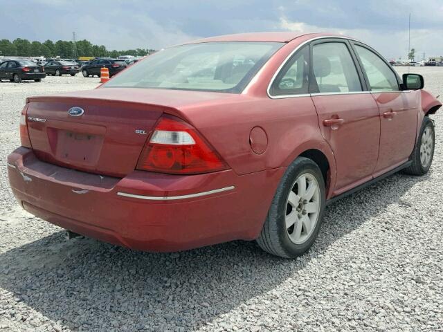 1FAFP24126G174789 - 2006 FORD FIVE HUNDR RED photo 4