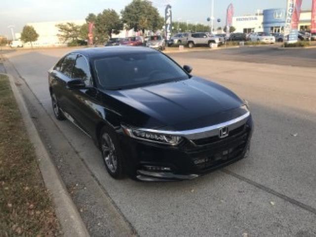 1HGCV1F50JA007423 - 2018 HONDA ACCORD EXL BLACK photo 1