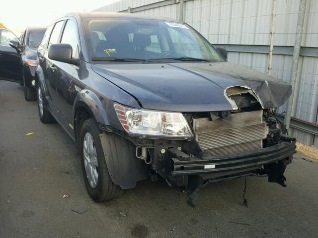 3C4PDCAB1ET135308 - 2014 DODGE JOURNEY SE GRAY photo 1