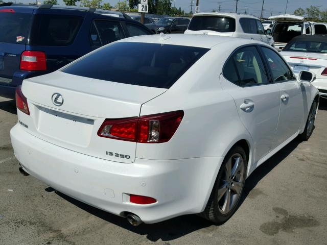 JTHBF5C27C5176552 - 2012 LEXUS IS WHITE photo 4