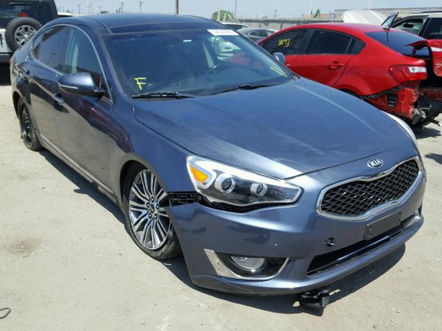 KNALN4D72E5130575 - 2014 KIA CADENZA PR BLUE photo 1