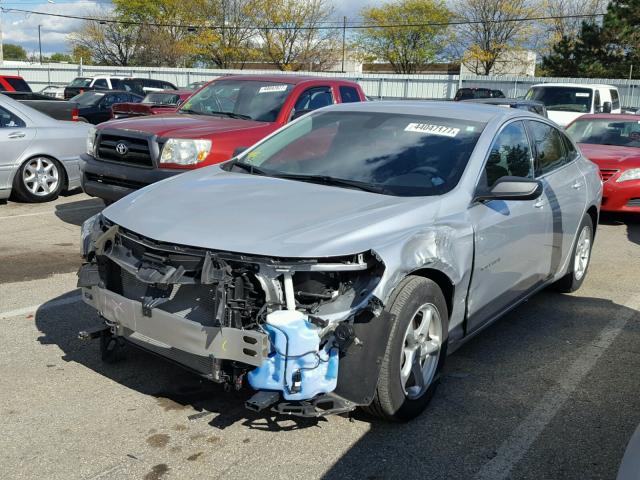 1G1ZB5ST0GF189920 - 2016 CHEVROLET MALIBU LS SILVER photo 2