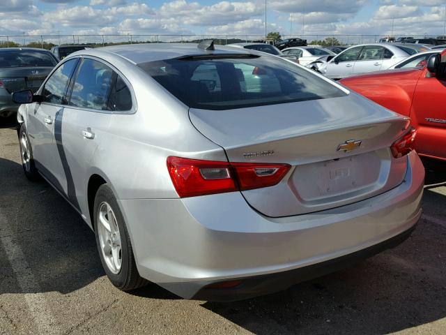 1G1ZB5ST0GF189920 - 2016 CHEVROLET MALIBU LS ვერცხლისფერი ფოტო 3