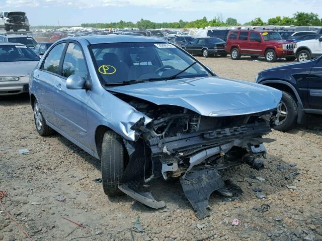 KNAFE121785545969 - 2008 KIA SPECTRA EX BLUE photo 1