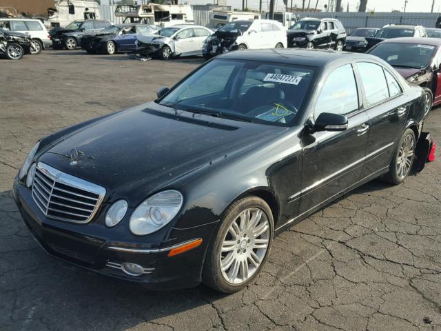 WDBUF72X48B226270 - 2008 MERCEDES-BENZ E 550 BLACK photo 2