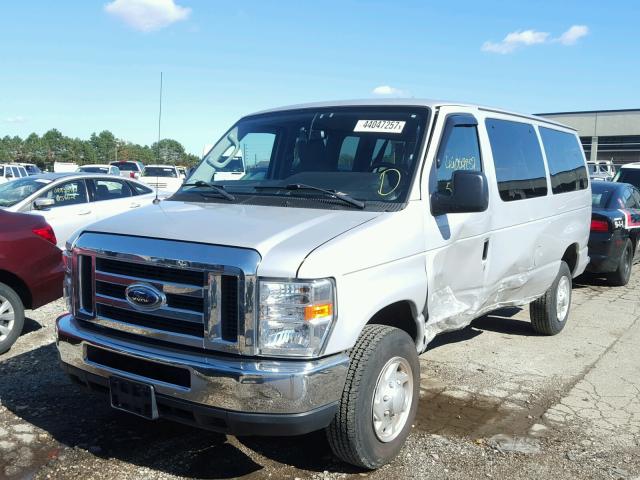 1FBNE3BL0DDA11065 - 2013 FORD ECONOLINE SILVER photo 2