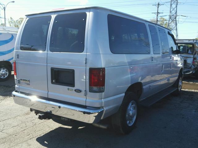 1FBNE3BL0DDA11065 - 2013 FORD ECONOLINE SILVER photo 4