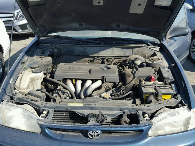 1NXBR12E0YZ307830 - 2000 TOYOTA COROLLA VE GREEN photo 7