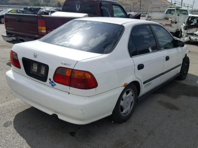 1HGEN164XXL000136 - 1999 HONDA CIVIC GX WHITE photo 4