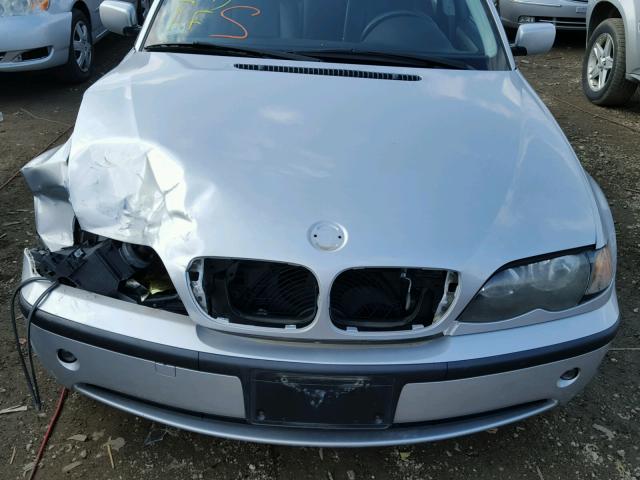 WBAEU33434PM61259 - 2004 BMW 325 SILVER photo 7