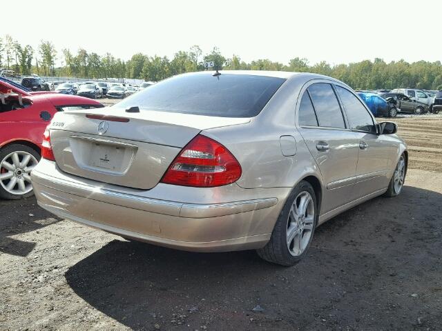 WDBUF70J44A443722 - 2004 MERCEDES-BENZ E 500 GOLD photo 4