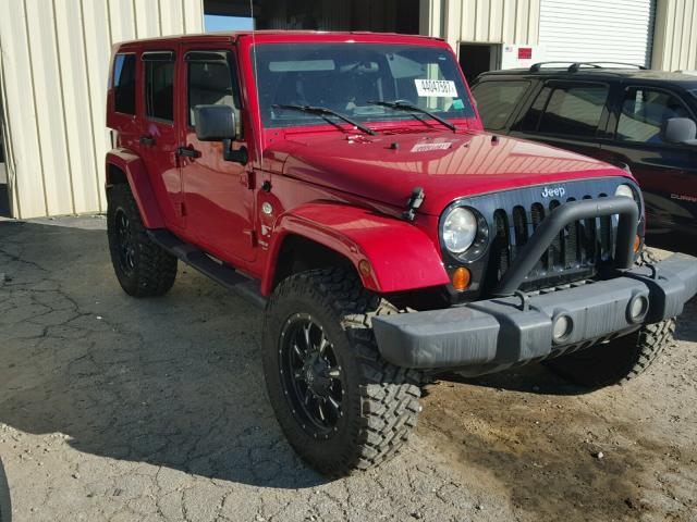 1J4GA39138L518472 - 2008 JEEP WRANGLER U RED photo 1