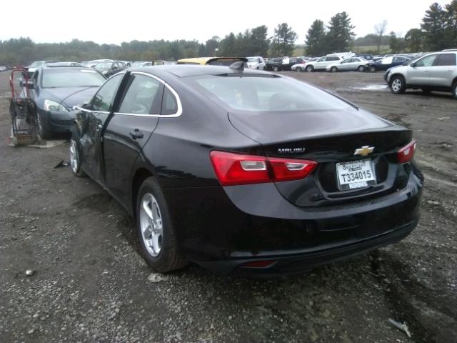 1G1ZB5ST6HF282619 - 2017 CHEVROLET MALIBU LS შავი ფოტო 3