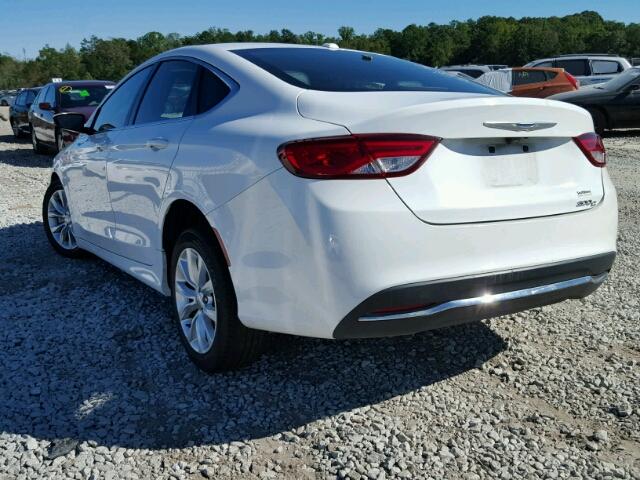 1C3CCCCB6FN577585 - 2015 CHRYSLER 200 C WHITE photo 3