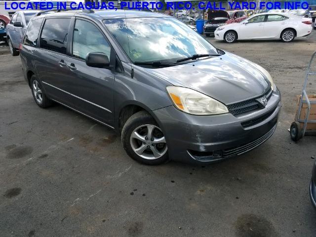 5TDZA23C55S273607 - 2005 TOYOTA SIENNA CE GRAY photo 1