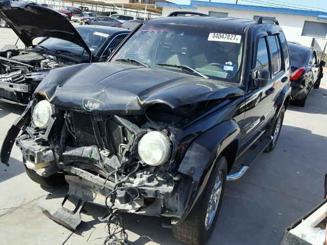 1J4GK58KX3W539457 - 2003 JEEP LIBERTY LI BLACK photo 2