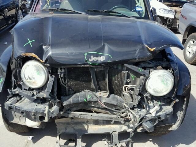 1J4GK58KX3W539457 - 2003 JEEP LIBERTY LI BLACK photo 7