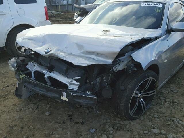 WBAWC73558E062040 - 2008 BMW 335 XI SILVER photo 10