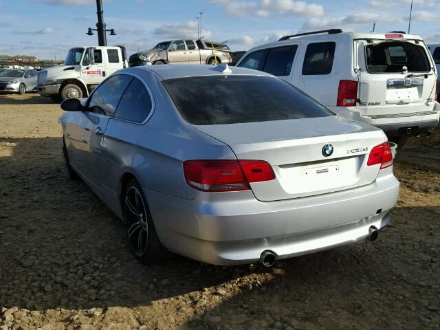 WBAWC73558E062040 - 2008 BMW 335 XI SILVER photo 3
