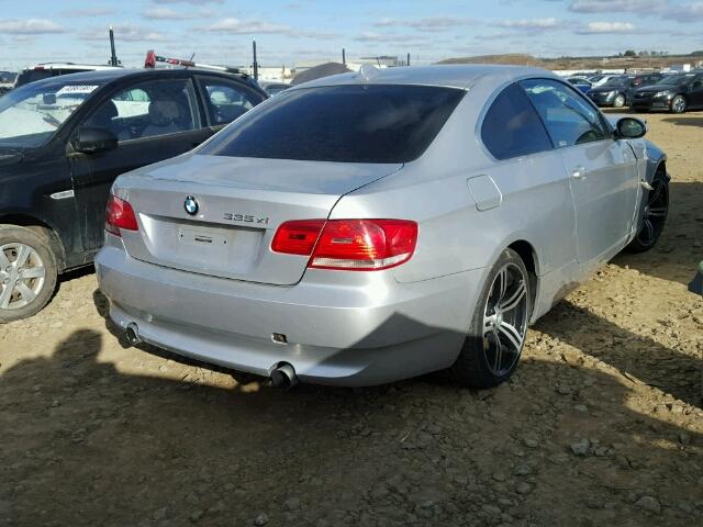 WBAWC73558E062040 - 2008 BMW 335 XI SILVER photo 4