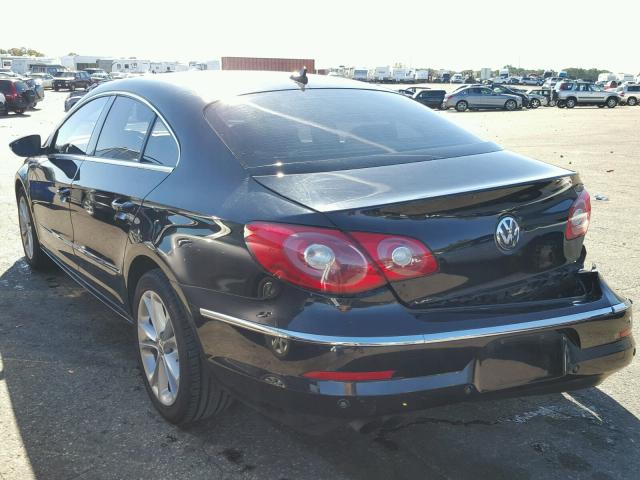 WVWHL73C59E515486 - 2009 VOLKSWAGEN CC BLACK photo 3